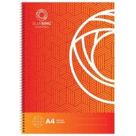 Spirálfüzet A4, 70lap Bluering&reg; kockás