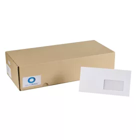   Boríték LC6/5 enyvezett bélésnyomott jobb ablakos 45x90mm 114x229mm J28A20 Bluering&reg; fehér