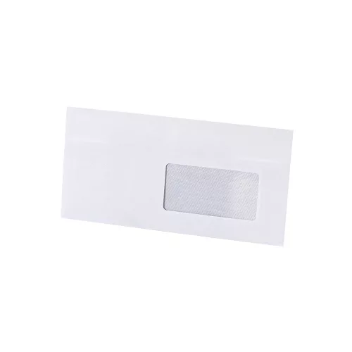 Boríték LA4 öntapadó bélésnyomott jobb ablak 45x90mm 110x220mm J28A20 Bluering&reg; fehér