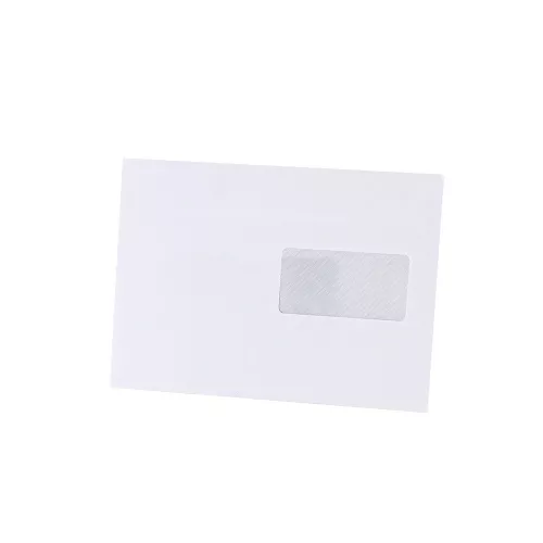 Boríték LC/5 szilikonos bélésnyomott jobb ablakos 45x90mm 162x229mm J20A60 Bluering&reg; fehér