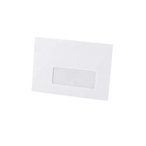 Boríték LC/6 szilikonos bélésnyomott jobb ablakos 35x90mm 114x162mm J28A20 Bluering&reg; fehér