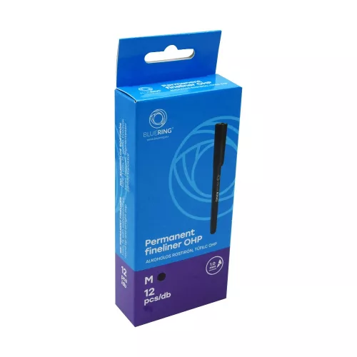 Rostirón, tűfilc alkoholos 1mm, OHP Bluering&reg; M fekete