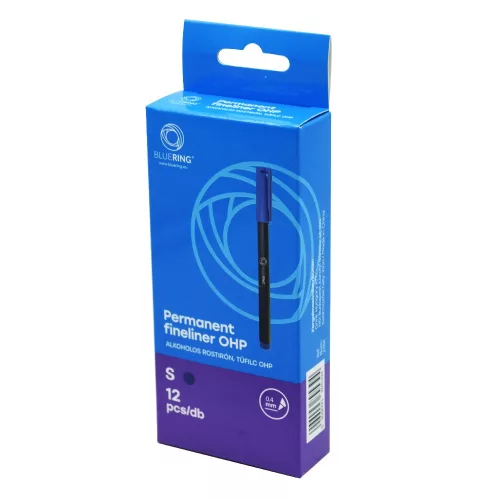 Rostirón, tűfilc alkoholos 0,4mm, OHP Bluering&reg; S kék