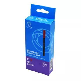   Rostirón, tűfilc alkoholos 0,5mm, OHP Bluering&reg; F piros