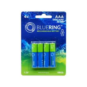   Elem tölthető akku AAA mikro HR03 1200mah 4 db/csomag, Bluering&reg;