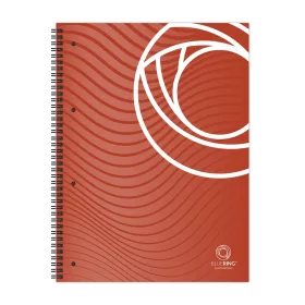   Spirálfüzet A4, 80lap, perforált lyukasztott Bluering&reg; kockás