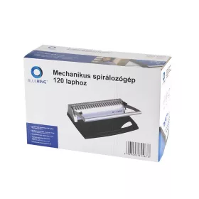   Spirálozógép, műanyag spirálkötéshez, 120lap lyukasztás 8lap Bluering&reg; COMBINDER 120