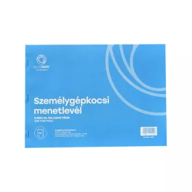   Személygépkocsi menetlevél 100lap,os A4, fekvő személygépkocsi D.GEPJ.36 Bluering&reg;