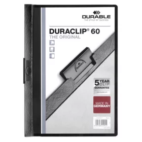 Klip mappa 60lap Durable Duraclip&reg;, fekete