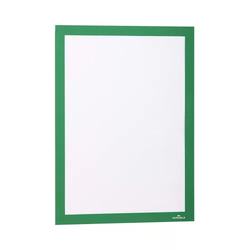 Infókeret A3, XXL csomag, 6 db/csomag, Durable Duraframe&reg; zöld