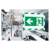 Infókeret A4, öntapadó mágneses záródás 2 db/csomag, Durable Duraframe&reg; Security, zöld/fehér