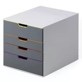 Fiókos irattároló, 4 fiókkal, Durable Varicolor&reg; 4