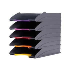   Irattálca műanyag 5 db/szett 770557 Durable Varicolor&reg; antracit