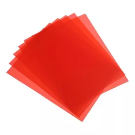   Előlap, A4, 200 micron 100 db/csomag, Bluering&reg; áttetsző piros