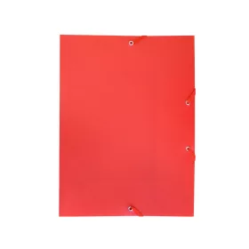 Gumis mappa A4, műanyag Bluering&reg; piros