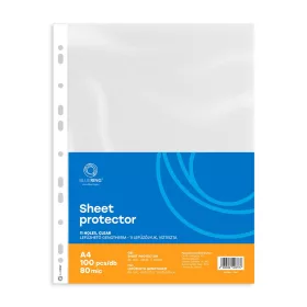   Genotherm lefűzhető, A4, 80 micron víztiszta Bluering&reg; 100 db/csomag,