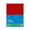 Hátlap, A4, 230 g. bőrhatású 100 db/csomag, Bluering&reg; sötétpiros