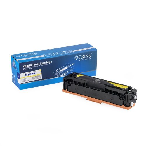 Utángyártott Hp CF402A toner yellow ORINK