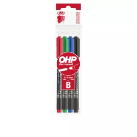   Alkoholos marker készlet, B OHP Ico 10 db/doboz, 4 klf.szín