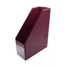 Iratpapucs 9cm, PVC lapraszerelt Bluering&reg;, bordó