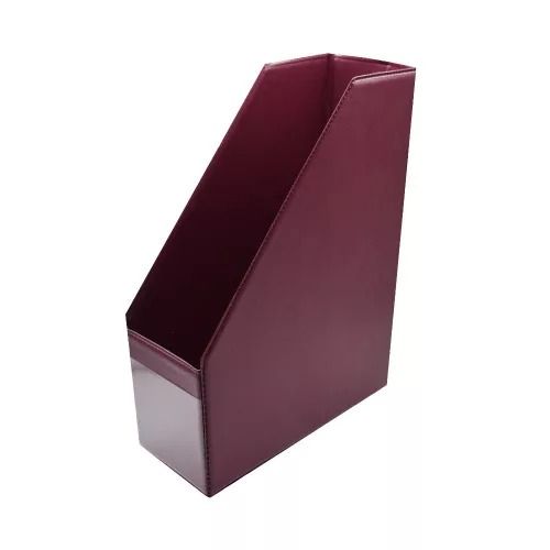 Iratpapucs 9cm, PVC lapraszerelt Bluering&reg;, bordó