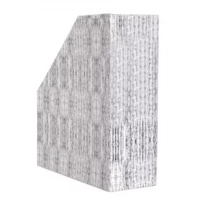 Iratpapucs 9cm, karton, Bluering&reg; textil szürke