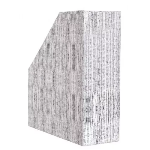 Iratpapucs 9cm, karton, Bluering&reg; textil szürke
