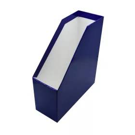 Iratpapucs 9cm, karton, lakkozott Bluering&reg; kék