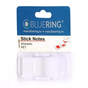 Jelölőcímke 25x45mm, 50lap, műanyag Bluering&reg; fehér