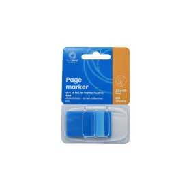 Jelölőcímke 25x45mm, 50lap, műanyag Bluering&reg; kék