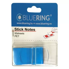   Jelölőcímke 25x45mm, 50lap, műanyag Bluering&reg; világoskék