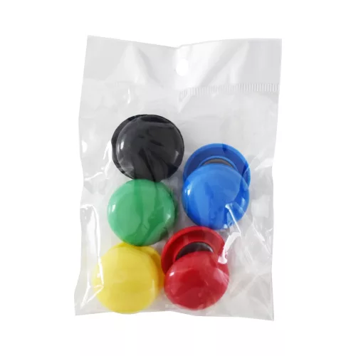 Mágnes 30mm, 10 db/csomag, Bluering&reg; 5 klf. szín