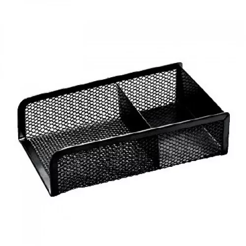 Fémhálós kockatömb és gemkapocs tartó Bluering&reg; fekete