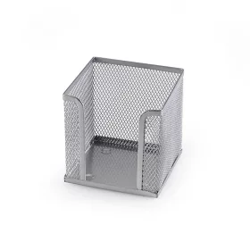 Fémhálós kockatömbtartó 10x10x8cm, Bluering&reg; ezüst