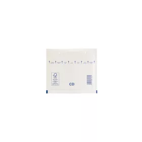   Légpárnás tasak CD szilikon külső méret 200x175mm, belső méret 180x165mm, Bluering&reg; fehér