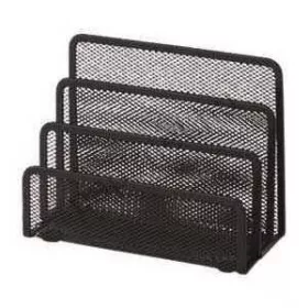 Fémhálós levéltartó 3 rekeszes Bluering&reg; fekete