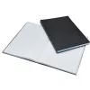 Beírókönyv A4, 200lap fekete PVC borító, Bluering&reg; kockás