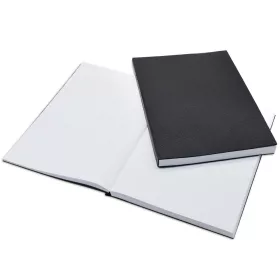   Beírókönyv A4, 200lap fekete PVC borító Bluering&reg; vonalas