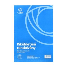   Kiküldetési rendelvény a hivatali, üzleti utazás költségtérítéshez A4, álló 25x2lapos B.18-73/UJ Bluering&reg;