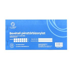   Bevételi pénztárbizonylat 25x3lapos B.318-102/A/V Bluering&reg;