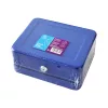 Pénzkazetta fém 20x8,5x16 cm közepes Bluering&reg; kék