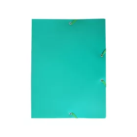 Gumis mappa A4, műanyag Bluering&reg; zöld