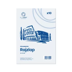   Rajzlap A4, félfamentes fóliázva Bluering&reg; 10 ív/csomag,