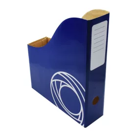 Iratpapucs 8cm, mikrohullámú karton Bluering&reg;, kék