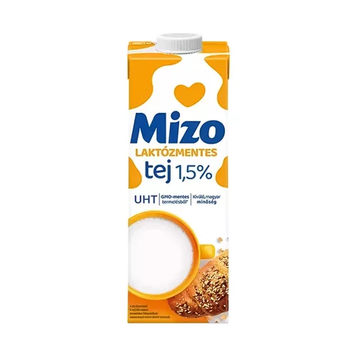 Tej 1l Mizo laktózmentes 1,5 százalék 
