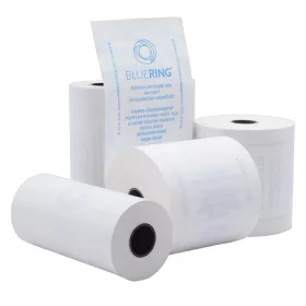   Hőpapír 57 mm széles, 27fm hosszú, cséve 12mm, 10 tekercs/csomag, ( 57/50 ) BPA mentes Bluering&reg;