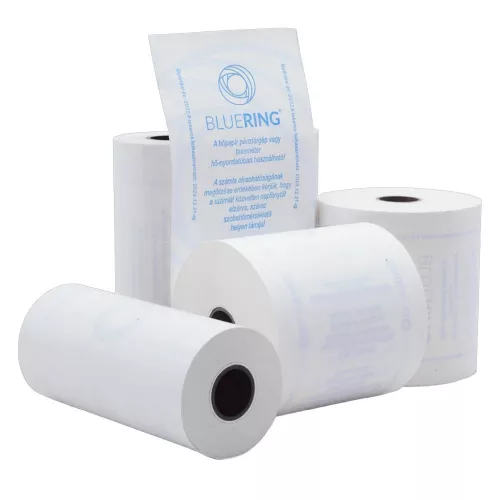 Hőpapír 80 mm széles, 17fm hosszú, cséve 12mm, 10 tekercs/csomag, ( 80/40 ) BPA mentes Bluering&reg;